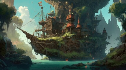 A group of adventurers embarks on a perilous journey to the Feywild, facing dangerous creatures and mystical challenges in their quest for treasure and knowledge. Generated by AI.