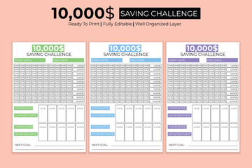 10000 saving challenge kdp interior
