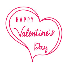 valentines day label letter icon