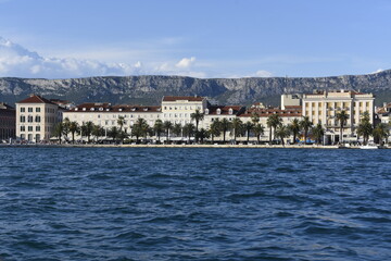 Obraz premium Split, a city in Croatia, old town, monuments, architecture, view, travel, landscape, europe, holiday, 
