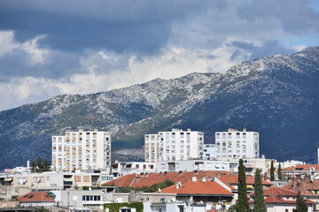 Fototapeta premium Split, a city in Croatia, old town, monuments, architecture, view, travel, landscape, europe, holiday, 