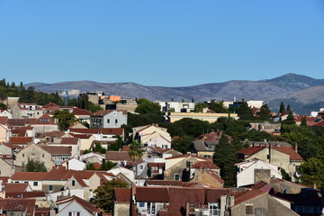 Obraz premium Split, a city in Croatia, old town, monuments, architecture, view, travel, landscape, europe, holiday, 