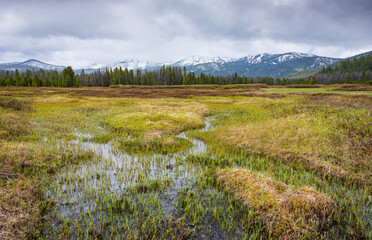 The Sawtooth Mountains, Mountain range in Idaho