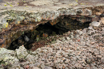 Rock Textures at Craters of the Moon National Monument and Preserve in Idaho