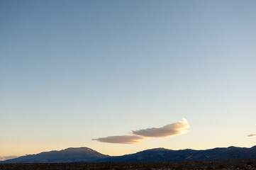 Exterior of the rugged mountains of the sierra nevadas, along us highway 190, between bakersville and Death Valley.