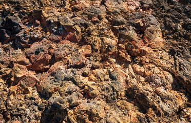 Rock Textures at Craters of the Moon National Monument and Preserve in Idaho
