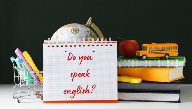 Image for English language day, learning English language concept