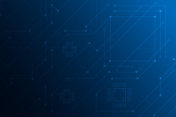 Dark blue background with white lines. Background patterns, layouts, overlapping hardware.