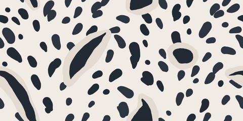 Modern abstract dynamic dots pattern. Trendy minimal vector template for design.