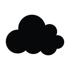 Fototapeta na wymiar cloud icon, sky vector, summer illustration