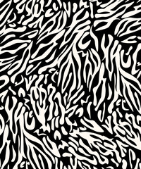 zebra wildlife pattern. Animal print seamless pattern illustration set. Colorful zebra skin texture background. Diverse wild africa safari backdrop collection, fun fashion fabric design.
