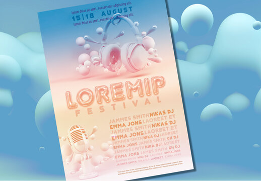 Festival Poster Degraded