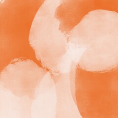 Orange Gouache Abstract Painting Background