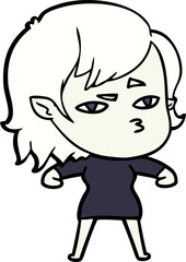 cartoon vampire girl