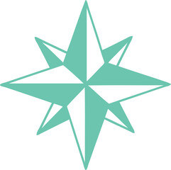 iconic tattoo style image of a star