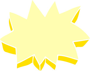 cartoon doodle decorative explosion