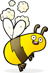 funny cartoon bee