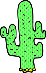 cartoon doodle cactus