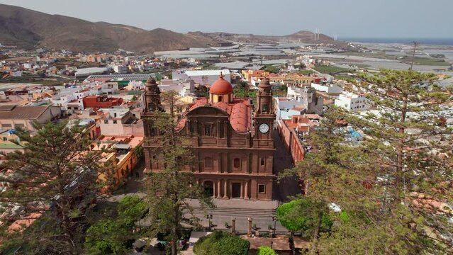 Parroquia de Santiago Apostol church in Galdar town, Gran Canaria