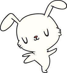 cartoon illustration kawaii cute furry bunny