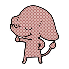 cartoon smiling elephant