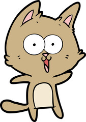 funny cartoon cat