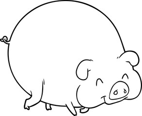 cartoon pig