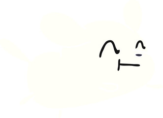 cartoon illustration kawaii of a cute dog