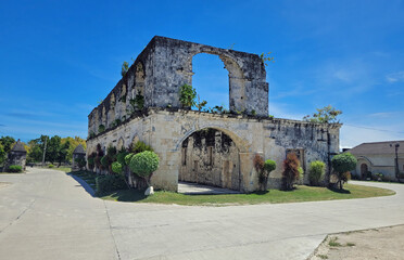 ancient ruins of the barracks of oslob