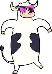 cartoon bull