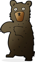 cartoon black bear