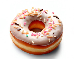 donut isolated on white