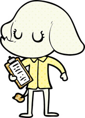 cute cartoon elephant