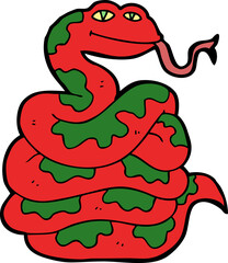 cartoon snake