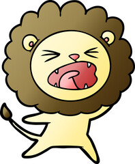 cartoon lion