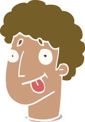 cartoon doodle funny male face