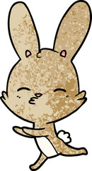 curious bunny cartoon