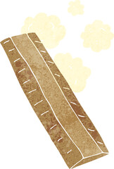 cartoon wooden ruler
