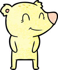 friendly bear cartoon