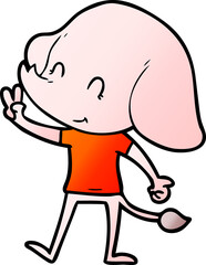 cute cartoon elephant