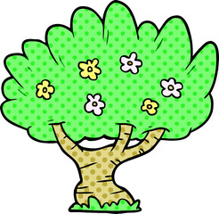 cartoon tree