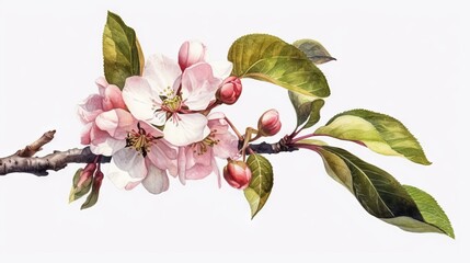 水彩の桜：AI作品

