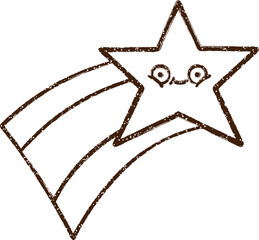 Star Charcoal Drawing