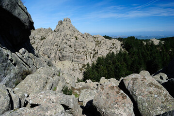 Le cime granitiche del Monte Limbara