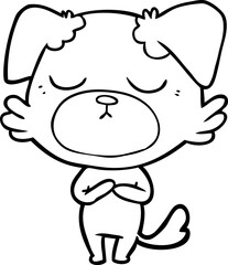 cute cartoon dog
