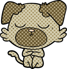 cute cartoon dog