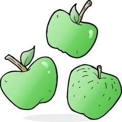 cartoon apples