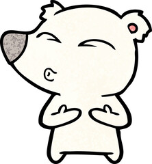 polar bear cartoon