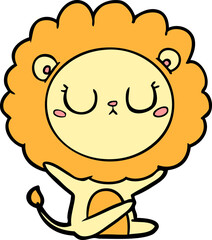 cartoon lion