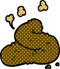 cartoon doodle poop